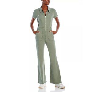 Pistola Martina Short Sleeve Flare Jumpsuit - Colonel